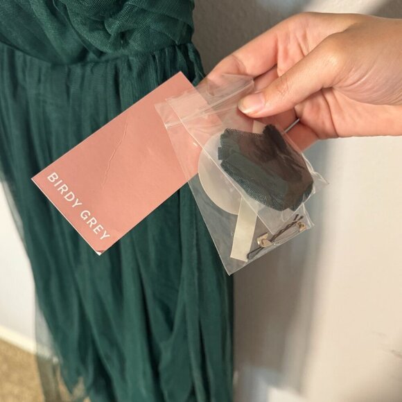 Birdy Grey Christina Strapless Emerald Green Prom Gown NWT Size Small - Picture 6 of 9